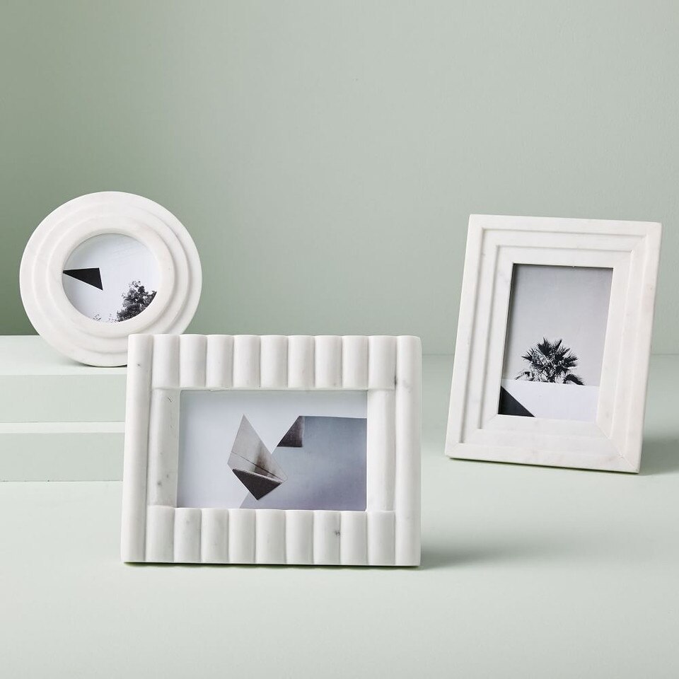 Textured Marble Frames West Elm UK